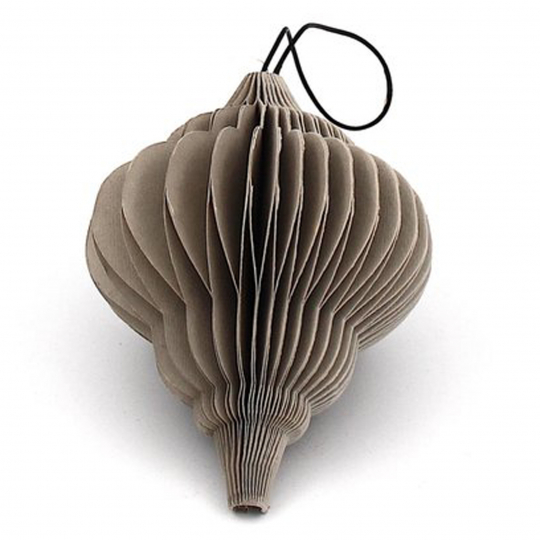 Ozdoba choinkowa 'Jewel' - Szara