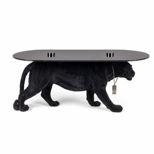 Stolik kawowy 'Dope as hell' - Czarny