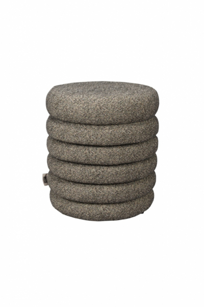 Pufa 'Fern' - Brązowy/Czarny