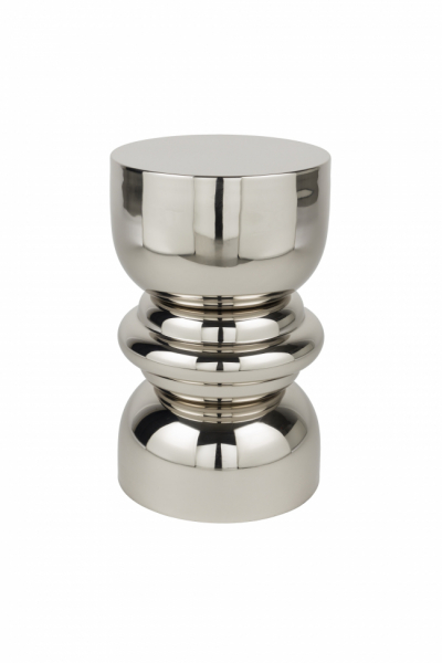 Stolik boczny 'Kinga' - Srebrny