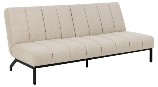 Sofa rozkładana 'Caix' - Beż/Czarny