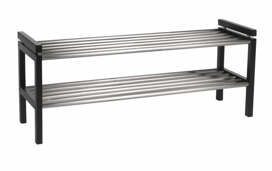 Stojak na buty 'Confetti' 100cm - Metal/Czarny