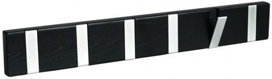 Listwa na haczyki 'Confetti' 50cm - Czarny