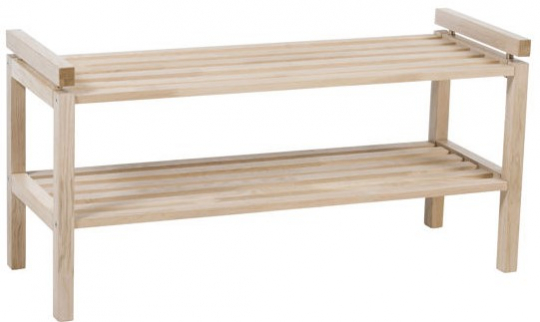 Stojak na buty 'Confetti' 80cm - Białe pigmentowane