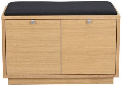 Ławka 'Confetti' 70cm - Dąb/Czarny