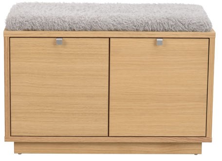 Ławka 'Confetti' 70cm - Dąb/Jasnoszary