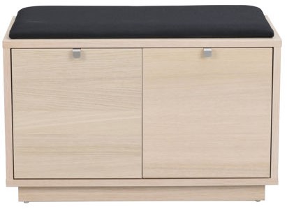 Ławka 'Confetti' 70cm - Białe pigmentowane/Czarna