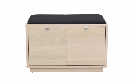 Ławka 'Confetti' 70cm - Białe pigmentowane/Czarna