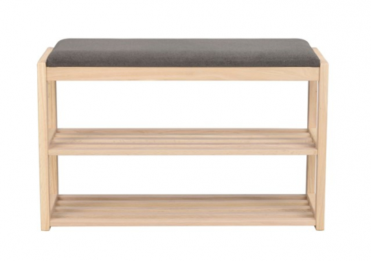 Stojak na buty 'Confetti' - Białopigmentowana/Ciemnoszary