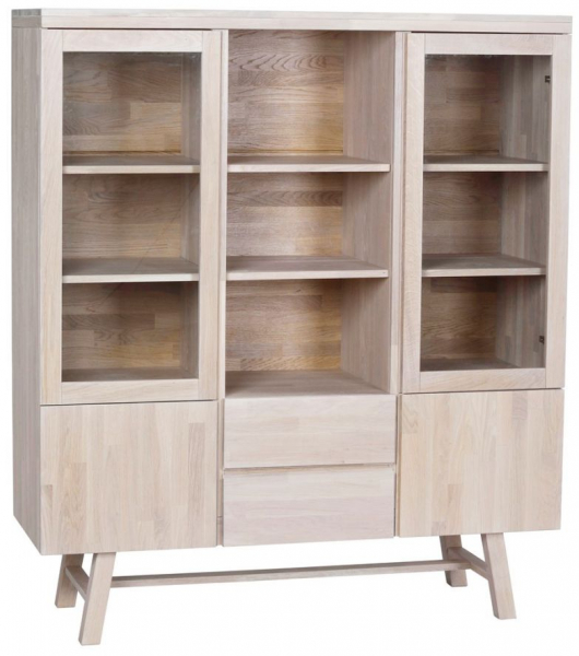 Szafa 'Brooklyn' - Biała/Dąb