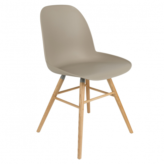 Krzesło 'Albert' - Brązowoszary