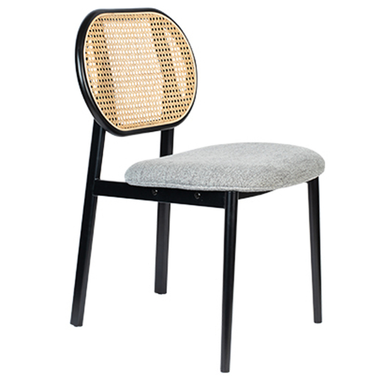 Krzesło 'Spike' - Naturalny/Szary