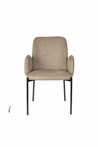 Krzesło 'Tjarda' - Brązowe