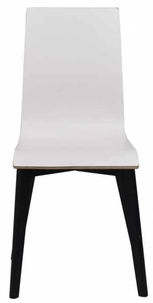 Krzesło 'Gracy' - Biały/Czarny