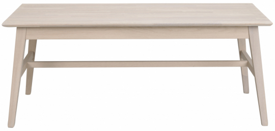 Stolik kawowy 'Filippa' - Białe olejowane dębowe