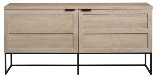 Stolik boczny 'Everett' - Białe olejowane dębowe