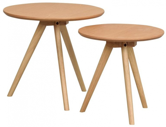 Stolik kawowy 'Yumi' 2 części - Dąb