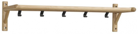 Półka na kapelusze 'Milford' - Dębowe