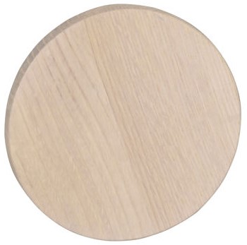 Wieszak ścienny 'Milford' 12cm - Białe pigmentowane