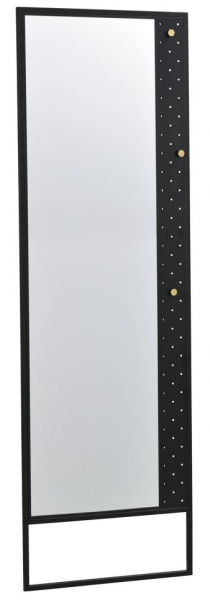 Lustro 'Malone' - Czarny/Złoty