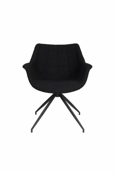 Krzesło 'Doulton' - Czarny