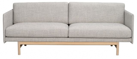 Sofa 'Hammond' 2-osobowa - Szara/Naturalna