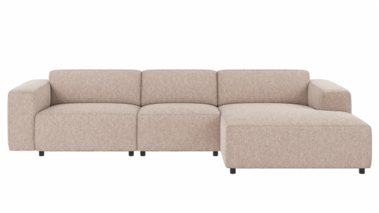 4-osobowa sofa 'Willard' z chaise longue H - Jasnobeżowa