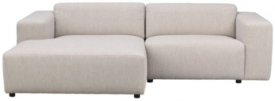 3-osobowa sofa 'Willard' z chaise longue V - Jasnobeżowa