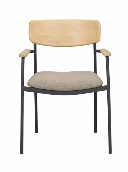 Fotel 'Maymont' - Ciemnobeżowy