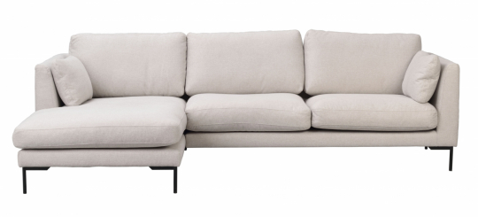 Sofa 'Corwin' Z chaise longue po lewej - Jasnobeżowy