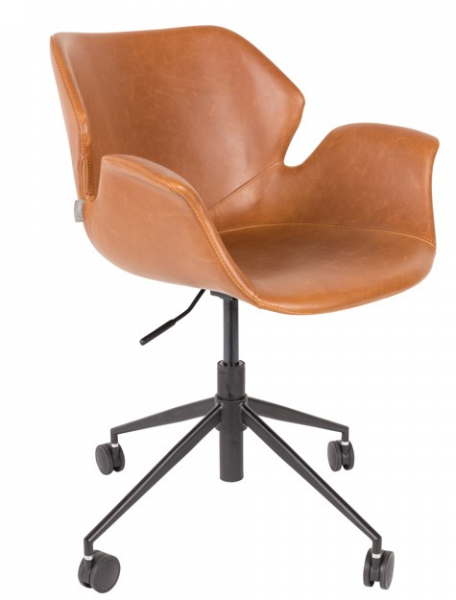 Fotel biurowy 'Nikki' - Brązowy