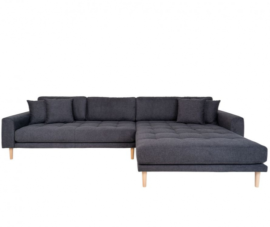 Sofa 'Lido' Prawa - Ciemnoszara