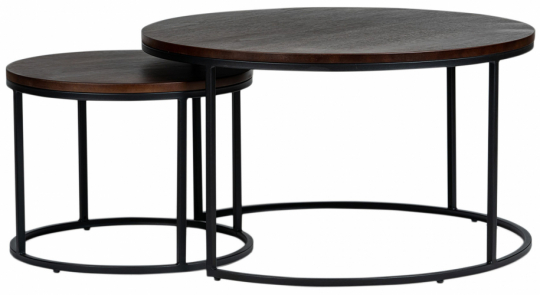 Stolik kawowy 'Prime' L 2 części - Orzech