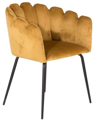 Krzesło 'Flatanger' - Żółty