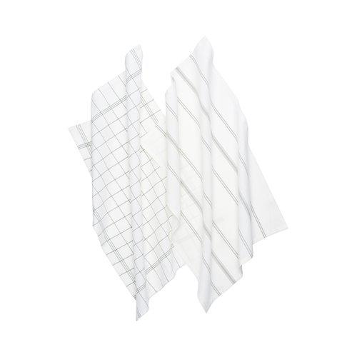 Ręcznik kuchenny 'Erin' 50x70 - Beżowo/Biały