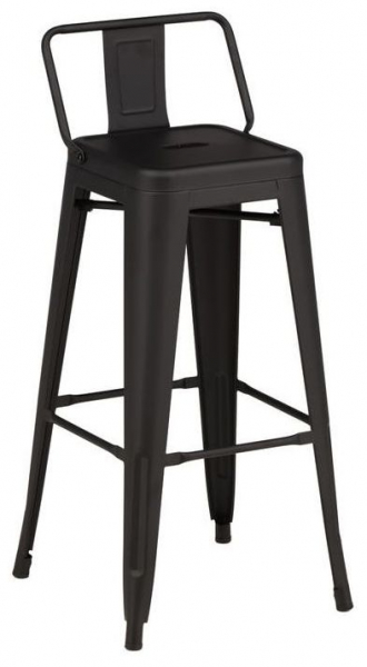 Hoker 'Barents' - Czarny z oparciem