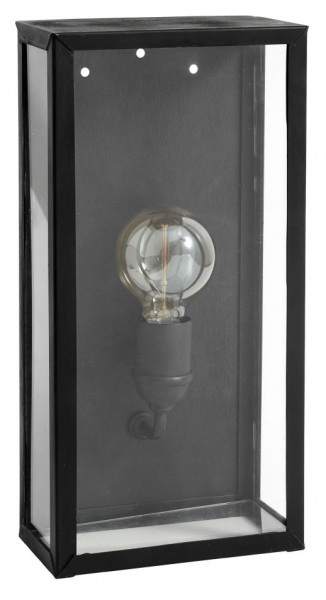 Lampa ścienna 'Lantern' - Czarna