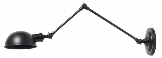 Lampa ścienna 'Aura' - Czarna