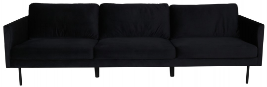Sofa 'Åland' 3-osobowa - Czarna