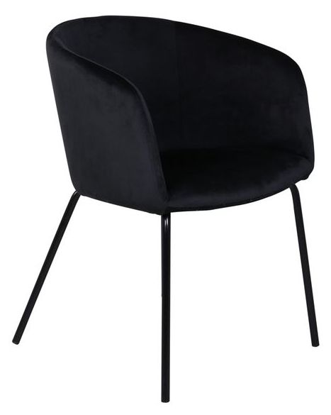 Krzesło 'Astrid' - Czarne