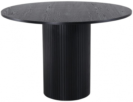 Stół 'Barkaby' Okrągły 110cm - Czarny