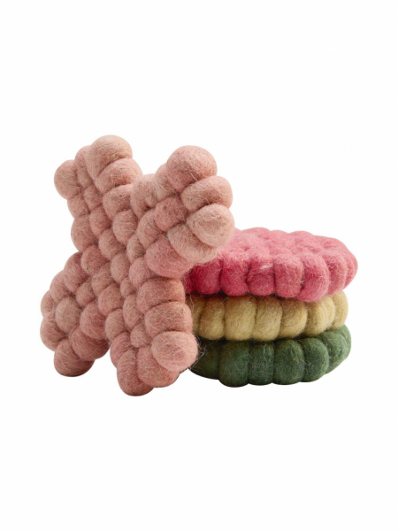 Zestaw 4 podkładek 'Vanja' - Multi