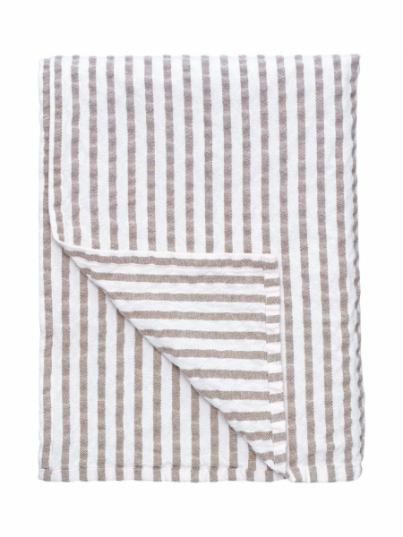 Obrus 'Agata' 145x280cm - Brązowy