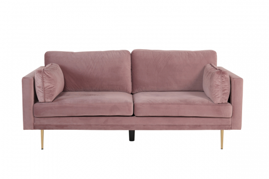 Sofa 'Bjelland' 3-osobowa - R&oacute;żowa