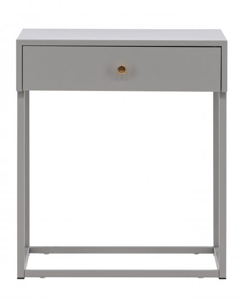 Stolik nocny 'Puglia' - Jasnoszary