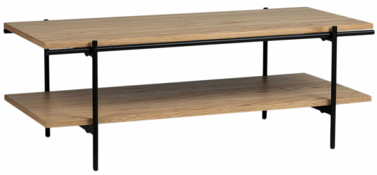 Stolik kawowy 'Frida' - Naturalny/Czarny