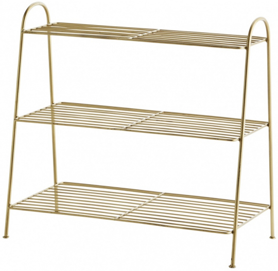 Półka na buty 'Gala' L - Mosiądz