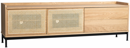 Stolik TV 'Twine' - Naturalny