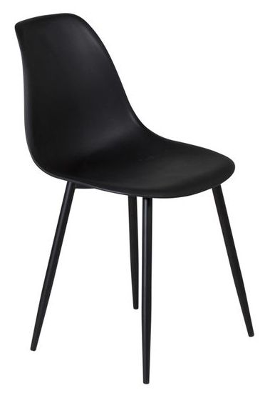 Stol 'Eidsberg' - Czarny plastik