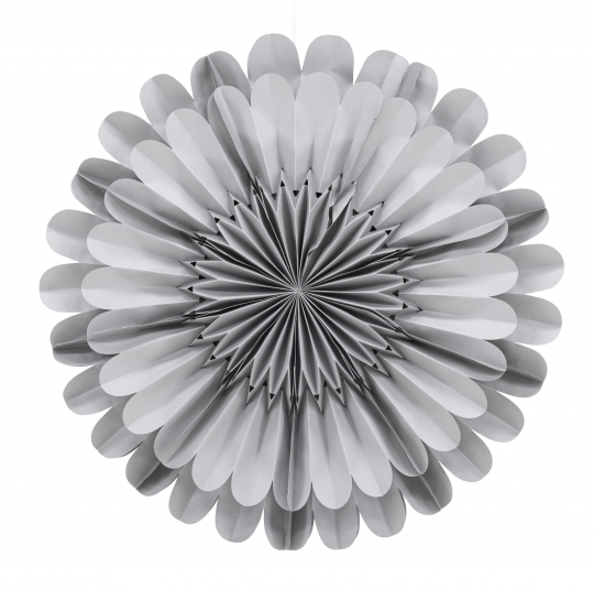 Świąteczna gwiazda 'Glänt' - Szara